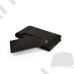 Tok álló card holder mágneses Huawei P20 Pro bőr (FLIP, oldalra nyíló, asztali tartó funkció) szürke